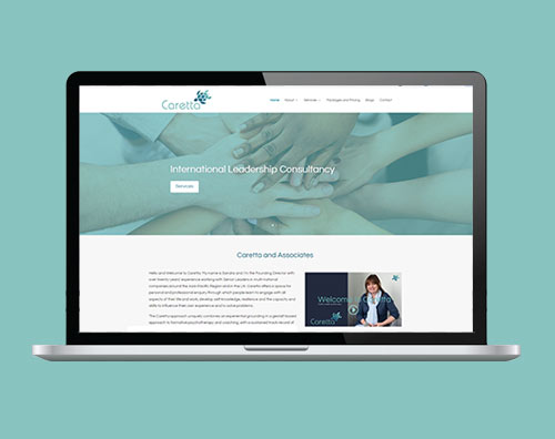 Caretta Associates website by Kite Web Design