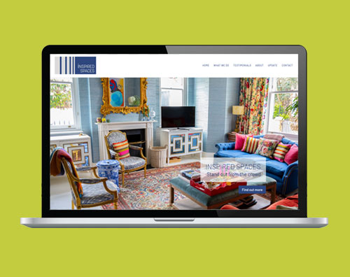 inspired-spaces-green Inspired Spaces website built by Kite Web Design